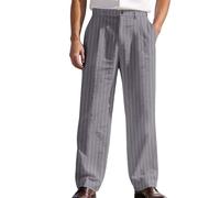 Pantalones de Traje Rectos Verticales Informales, Sueltos y Transpirables d | Jean Slim Fit Hombre Joggers Mallas Playa Outlet Oscuros Bicolor Casimir Tirantes Hielo Motosierra Borreguillo
