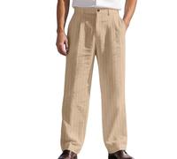Pantalones de Traje Rectos Verticales Informales, Sueltos y Transpirables d | Jean Slim Fit Hombre Joggers Mallas Playa Outlet Oscuros Bicolor Casimir Tirantes Hielo Motosierra Borreguillo