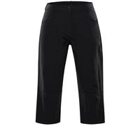 Pantalones de tres cuartos para mujer Alpine Pro Wedera Talla: S / Color: negro