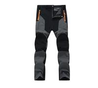 Pantalones de verano for hombre, for senderismo, camping, natación, pesca, trekking al aire libre, secado rápido, impermeables, for viajes montaña Para Outdoor(Grey,XL)