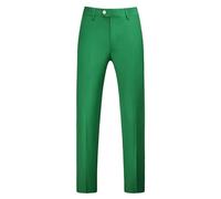 Pantalones de vestir ajustados para hombre, pantalones chinos con parte delantera plana, resistentes a las arrugas, pantalones inteligentes ajustados y elásticos, pantalones de traje de negocios