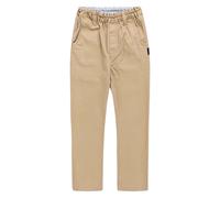 Pantalones de vestir clásicos británicos de pierna recta para niños, para la escuela, uso casual, cómodos, para actividades diarias al aire libre, pantalones de sarga para niños grandes, caqui, 120/m