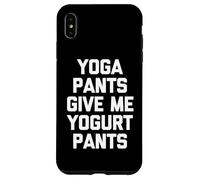 Pantalones de yoga Give Me Yogurt Pants - Funny Saying Sarcastic Men Carcasa para iPhone XS Max