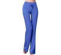 Pantalones de yoga largos y cómodos leggings de senderismo para mujer, cintura alta, pantalones de jogging anticelulitis, leggings para correr, push up, leggings de compresión, monocolor, elásticos