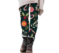 Pantalones de yoga, pantalones de bota, estampados navideños, cómodos, pantalones de cintura, pijama de lana de, 2-ag, XXX-Large