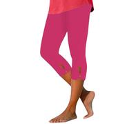Pantalones de yoga para mujer, cintura alta 3/4, leggings capri, pantalones de playa ajustados, pantalones de culturismo, pantalones deportivos push up, pantalones capri de un solo color, pantalones