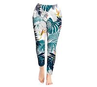 Pantalones de yoga para mujer de cintura alta impresos gimnasio deportes leggings correr entrenamiento elástico medias de entrenamiento elástico pantalones de fitness leggings 010-XXL