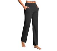 Pantalones de yoga para mujer, leggings de deporte, acampanados, pantalones de ocio de cintura alta, elásticos para correr, pantalones de entrenamiento para fitness, gimnasio, gimnasio, ejercicio, Le