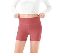 Pantalones de yoga para niños, pantalones de fitness con cintura alta y cintura elástica, pantalones ajustados, cómodos, elegantes, suaves, modernos, elásticos, Rojo sandía, 160