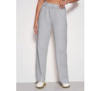 Pantalones deportivos 100 % poliéster para mujer, pierna recta, tela suave | El material de punto suave aporta un tacto agradable a la piel, adecuado para descansar en interiores y actividades casuales
