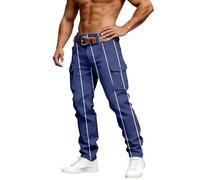 Pantalones Deportivos Hombre Pantalones Deportivos de montaña de Gran tamaño Color Sólido Ligeros Pantalón Derecho Tren Pants Talla Grande con cordón Cintura elástica Adecuado para Uso Diario