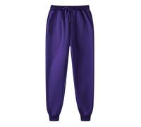 Pantalones deportivos largos de algodón para hombre, holgados, color gris, anchos, ajustados, elásticos, con cordón, pantalones harén, monocolor, pantalones de entrenamiento, básicos, holgados