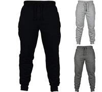 Pantalones deportivos largos para hombre, ligeros, pantalones largos de entrenamiento, cintura elástica, pantalones de trekking con cordón, pantalones de yoga, pantalones relajados, cómodos