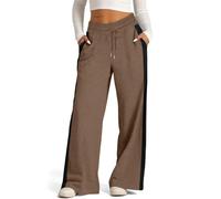 Pantalones deportivos largos y cálidos para mujer, pantalones de chándal