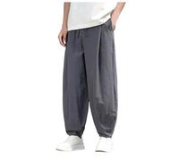 Pantalones deportivos para hombre Categoría de producto Pantalones casuales para hombre - Título del producto Pantalones de chándal sólidos de estilo casual con corte harén prácticos bolsillos