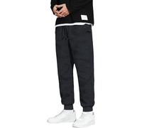 Pantalones deportivos para hombre, holgados, de forro polar, con cremallera, para interiores y exteriores, para correr y caminar, camouflage, 8XL