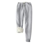 Pantalones deportivos para mujer, pantalones de descanso de pierna ancha del Reino Unido, cómodos pantalones holgados, pantalones esponjosos para mujer, pantalones de invierno holgados y anchos