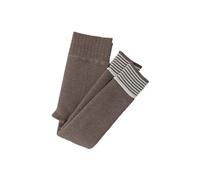 Pantalones elásticos de invierno de forro polar grueso acolchado medias para niños leggings para niñas leggings térmicos noveno pantalones hermosos para niñas, marrón, 3-5 años