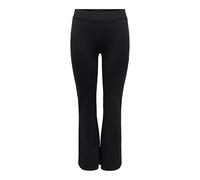 Pantalones Elegantes de Mujer de Tela con Cintura Alta, Culotte Anchos de Negocios Chinos JDYPRETTY., Color:Negro, Talla:XL / 30L, Largo de la Pierna: