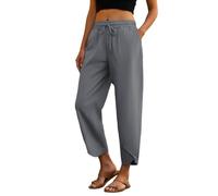 Pantalones En Chambray para Dama Deportivas Ancha Comodos Clasico Playeros Chicas Botines Señoras Pechera Hombre Anticeluliticos Globo Yogui Nueva Extra Adornos Carne Caderas Sientan