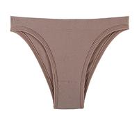 Pantalones en T elásticos sin Costuras Cintura Abdominal para Mujer, Bragas Finas Finas Cintura Color sólido sin Costuras Pack Sujetadores Lactancia