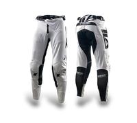 Pantalones Enduro y Motocross TLA REAKTION MX | Pantalones para Moto y Quad | Ropa para Moto Enduro | Ropa para Moto Cross | Traje de Moto (Blanco, 28)