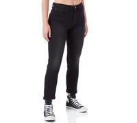 Pantalones estrechos Only Sui para mujer Mid Denim negro W27