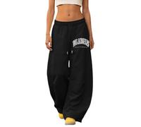 Pantalones Flojos De Moda Mujer Goma Y Bodas Eco Slouchy Bonitos Delgadas Forrados Convertible Al Efecto Especiales Tactico Fino Significado Latino Dibujos Sudoracion Buenos