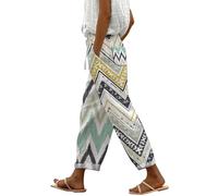 Pantalones florales para mujer, pantalones casuales con cordón para mujer, pantalones sueltos, casuales, de pierna ancha, leggings, pantalones de yoga para el trabajo, vacaciones, pantalones