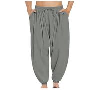 Pantalones Harem para Hombre - Botones materials yoga_CO Lé stag szolgálیب CómIslam_S ty size M-5XL