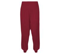 Pantalones Harem para niñas Pantalones Ali Baba Sueltos Casuales Holgados Deportes Danza Elástica Yoga Leggings Niños Acampanados Disfraces Niños Cómodos Pantalones Relajados de Cintura Vino 5-6 Añ