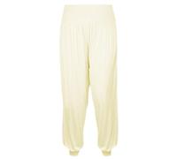 Pantalones Harem para niñas Pantalones Ali Baba Sueltos Casuales Holgados Deportes Danza Elástica Yoga Leggings Niños Acampanados Disfraces Niños Cómodos Pantalones Relajados de Cintura Crema 13-14 Añ