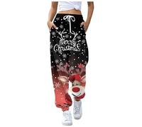 Pantalones Harun Informales Talla Grande Polar Color Liso Invierno Nuevos para Mujer