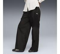 Pantalones holgados tejidos PUMA Sport para mujer, Ropa, Negro, XS