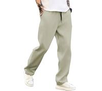 Pantalones Hombre Cargo, Senderismo Polar Lino Chándales Chinos Deportivo Pantalones de Trabajo Elasticos, Calças Campana Mujer Chino Pantalon Chandal Hombre, Vaqueros Anchos Ropa de Caza, S