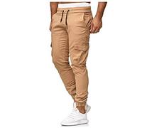 Pantalones Hombre Casual, Pantalon Deporte Hombre Sport Pants Men Jogger Cargo Casual Sports Jogging Long Fashion Short Summer Men's Pants (Coffee XXL)