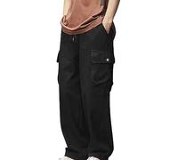 Pantalones Hombre Casual,Pantalones Cargo Casuales Hombre Tejido Resistente Corte Recto Diseno Multibolsillos Comodidad Todo