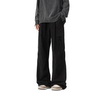 Pantalones Hombre Casual, Pantalones Cargo con MúLtiples Bolsillos, Duraderos, para Uso Diario, Senderismo Y Actividades Al Aire Libre, Corte EláStico CóModo, Estilo Jogger Moderno.