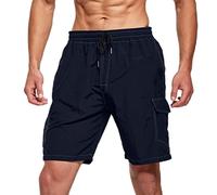 Pantalones Hombre Deporte - Pantalones Deportivos para Hombre Pantalones De Jogging A Rayas Pantalones De Entrenamiento De Verano con Bolsillos Cintura Elástica Pantalones (Blue M)
