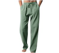 Pantalones Hombre Moda Casual Pants Verano Otoño Deportivos Jogging Pantalon Largo Suelto Anchos Fitness Color sólido cómodo Running Cordón Basic Ropa de Hombre Chandal Trekking 2024