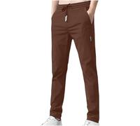 Pantalones Hombre Moda Casual Pants Verano Seda de Hielo Ligero Transpirable Jogging Deportivos Pantalon Largo Cordón Fitness Gym cómodo Suelto Running Basic Chandal Talla Grande
