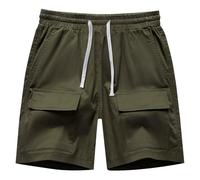 Pantalones Hombre, Pantalones Cortos Deportivos para Hombre con Divisiones Estilo Holgado e Informal de Verano Pierna Ancha