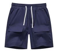 Pantalones Hombre, Pantalones Cortos Deportivos para Hombre con Divisiones Estilo Holgado e Informal de Verano Pierna Ancha