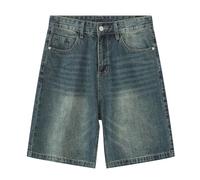 Pantalones Hombre Skinny, Pantalones de Hombre Pantalones Cortos de Mezclilla Casuales cómodos Pantalones Cortos de Mezclilla al Aire Libre elásticos de Moda (Sky Blue, XL)