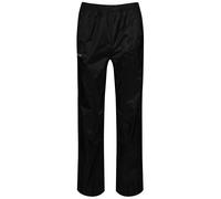 Regatta Pantalón Packaway Ligero, Impermeable y transpirable Overtrousers, Hombre, Black, S