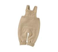 Pantalones largos de punto para bebés recién nacidos, niñas y niños, pantalones largos de punto para primavera e invierno, ropa juvenil para correr (caqui, 18-24 meses)
