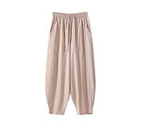 Pantalones ligeros de verano para hombre, pantalones de lino para hombre, jogging, gótico, punk, bombacho, pantalones vikingos, informales, de algodón, holgados, pantalones piratas, pantalones harén