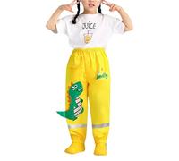 Pantalones Lluvia para Ni?as Jugar Libre Uso Diario. Cómodos Tela con Cintura Elástica. Ideales Ni?os Peque?os A?os.