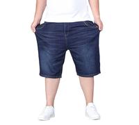 Pantalones modernos para hombre, tallas grandes, holgados, vaqueros, pantalones casuales, pantalones de verano con cintura elástica, corte holgado, pantalones de correr, pantalones clásicos, azul, 4XL