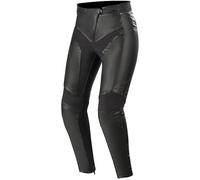 Pantalones Moto ALPINESTARS en la Piel Mujer Estrella Vika V2 - Negro 313551910